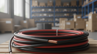 Best China Wholesale Solar 4mm Cable Options for Your Energy Needs?