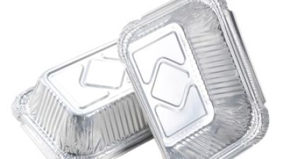 Wholesale Crimpable Rim 5x4 Silver Foil Tray for Rice Portion & Takeout Curry (3).jpg