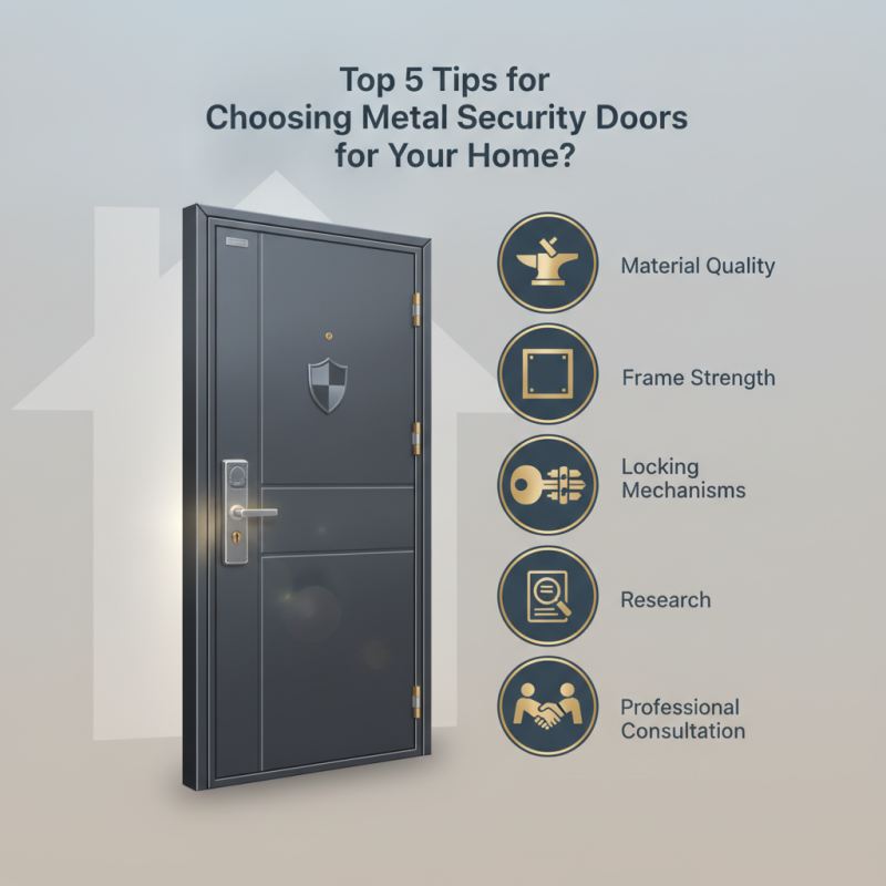 Top 5 Tips for Choosing Metal Security Doors for Your Home?