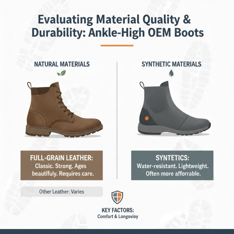 How to Choose the Best OEM Custom Ankle High Boots from Factory?