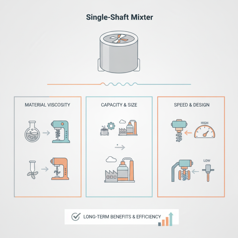 How to Choose the Best Single-Shaft Mixer for Your Needs?