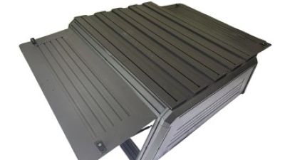Aluminum Black Cover Pickup Truck Canopy Hard Shape Hardtop with Locking & Waterproof Function TK-06 (2).jpg