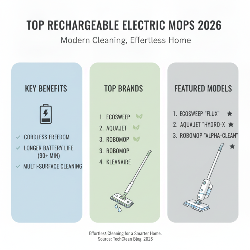 2026 Best Rechargeable Electric Mop for Effortless Cleaning?