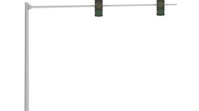 Customized 5M 6M 7M 8M Hot Dip Galvanized Traffic Light Pole (1).jpg
