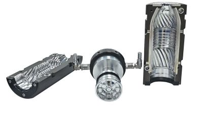 750ml PET blow molding mold front view for Newamstar machine