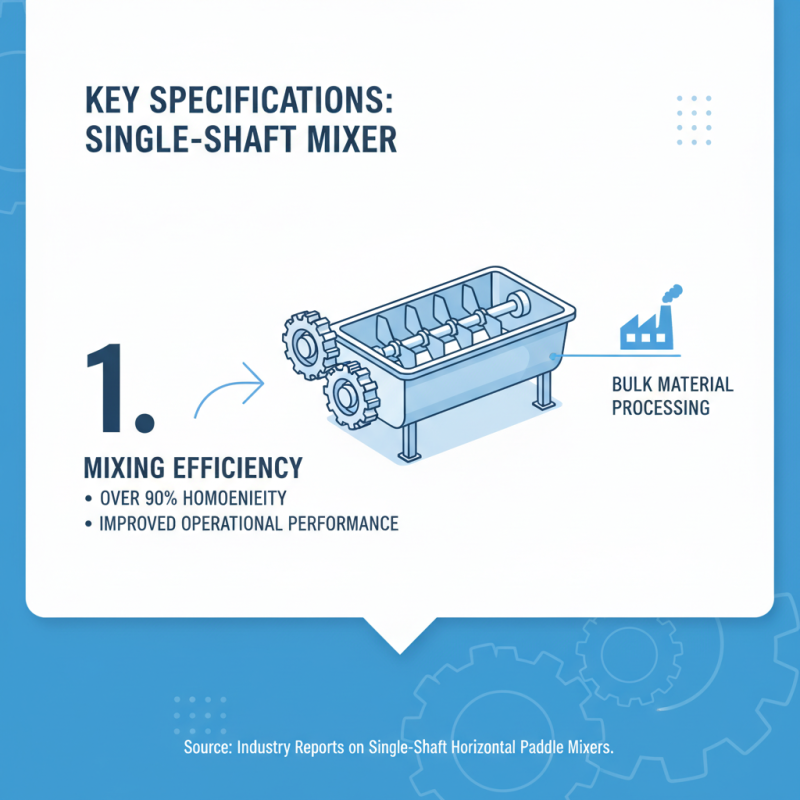 How to Choose the Best Single-Shaft Mixer for Your Needs?