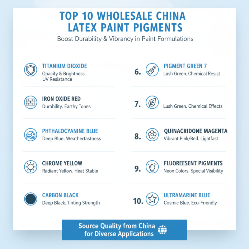 Top 10 Wholesale China Latex Paint Pigments You Should Know?