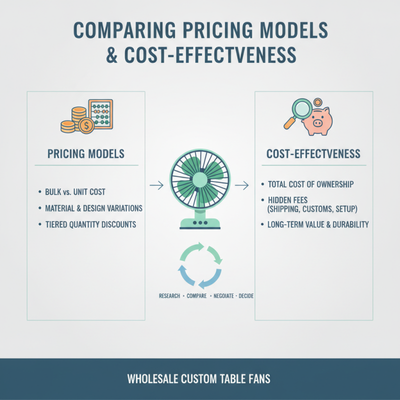 How to Choose the Best Wholesale Custom Table Fan for Your Business Needs