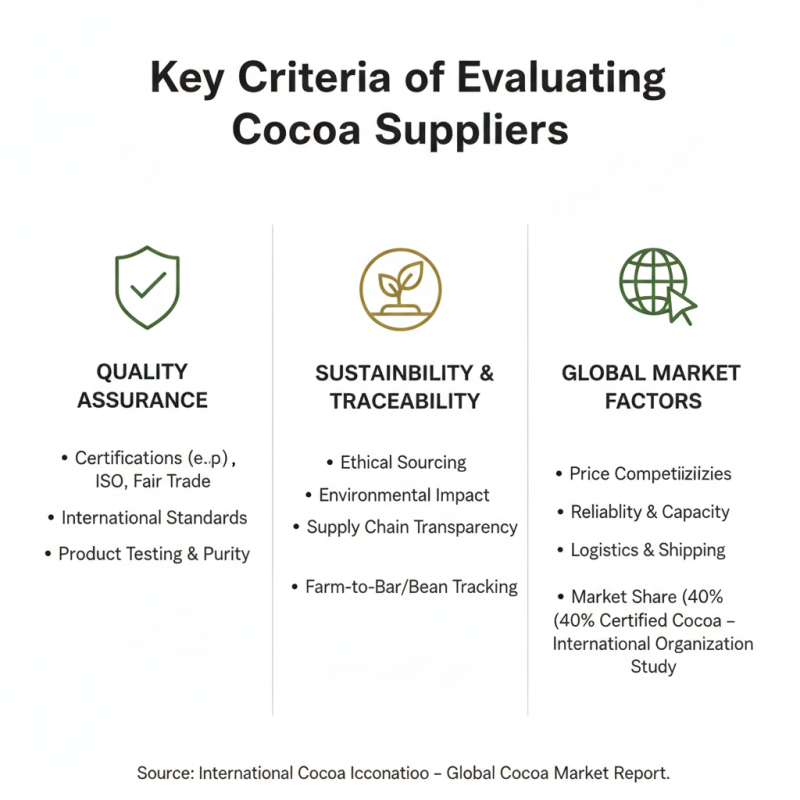 Cocoa Best Quality Suppliers for Global Buyers?