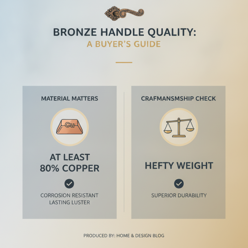 How to Choose High Quality China Bronze Door Handles Manufacturers?