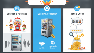 2026 How to Choose the Best Candy Vending Machines for Sale?