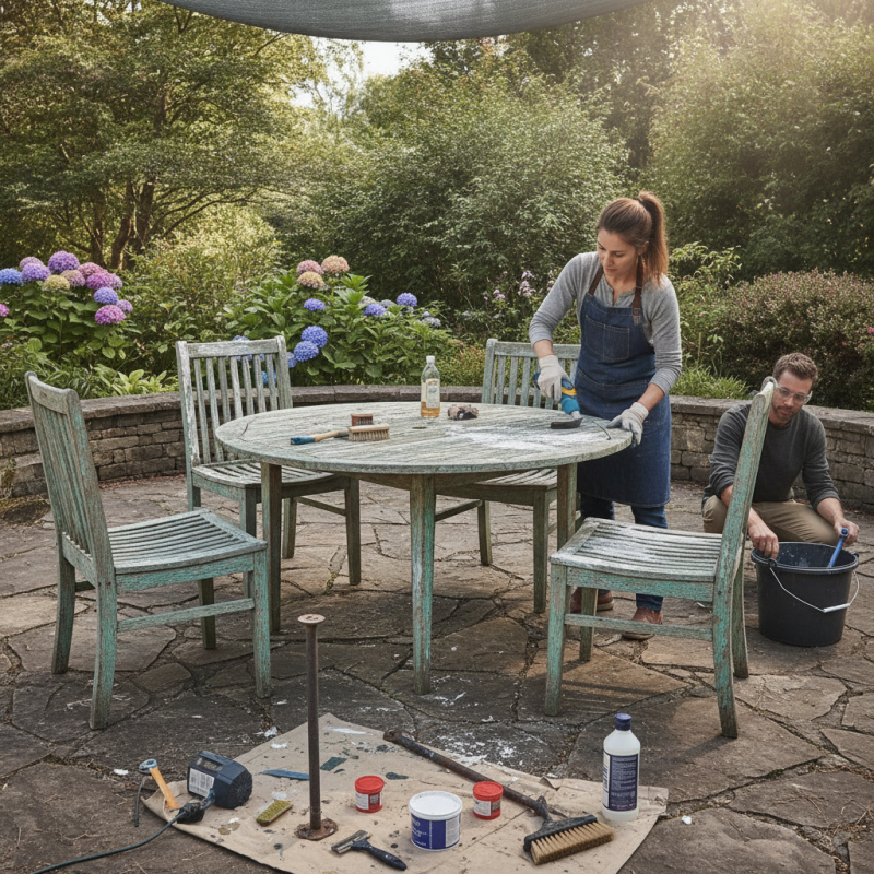 Top 10 Ways to Remove Paint from Outdoor Furniture?