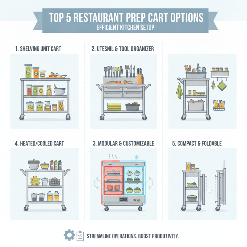 Top 5 Restaurant Prep Cart Options for Efficient Kitchen Setup?