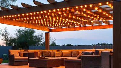 Bagaimana Cara Memilih Pergola Terbaik dengan Lampu LED untuk Teras Anda?