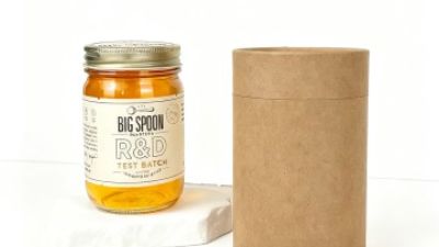 Recyclable Custom Kraft Paper Tube Packaging for Honey Jars (1).jpg