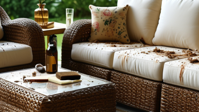 How to Clean Vinyl Wicker Outdoor Furniture Effectively?