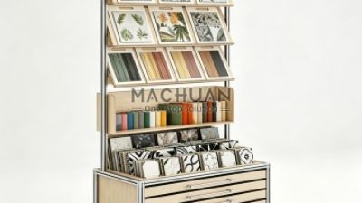 Slanted Tile Sample Display Stand