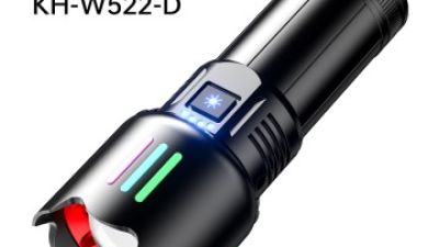 Laser Flashlight 2000LM Rechargeable LED Torch with 600M Range, Zoomable IP45 Waterproof 5400mAh Emergency (2).jpg