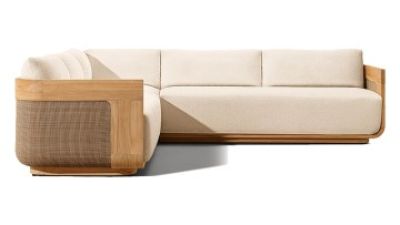 Outdoor Sofa Patio Deck Waterproof Sunproof Furniture Hotel Resort Teak Sofa (5).jpg