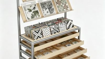flooring sample display racks