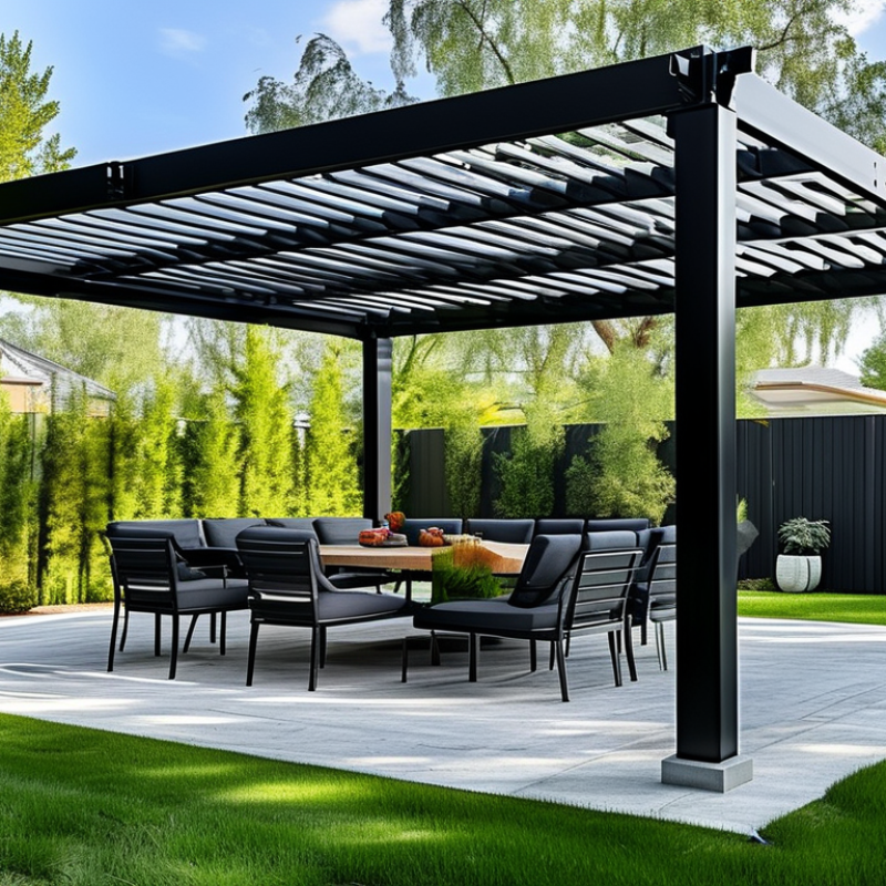 What is a Black Aluminum Pergola and Why Choose It?