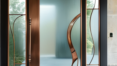 Top 10 Stylish Glass Copper Door Designs for Your Home?