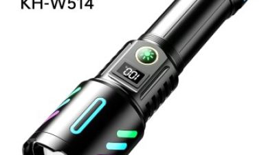 W514 Laser Flashlight 600M Rechargeable Zoomable IP45 Torch Outdoor Camping Hiking (2).jpg