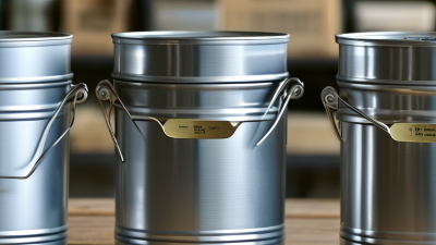 China Top Quality Closed Printed Tin Barrels for Export?
