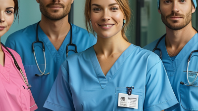 Quais as melhores opções de vestuário de trabalho médico para compradores globais?