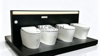 double-sides toilet display rack