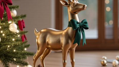 How to Choose Gold Christmas Deer Decorations?