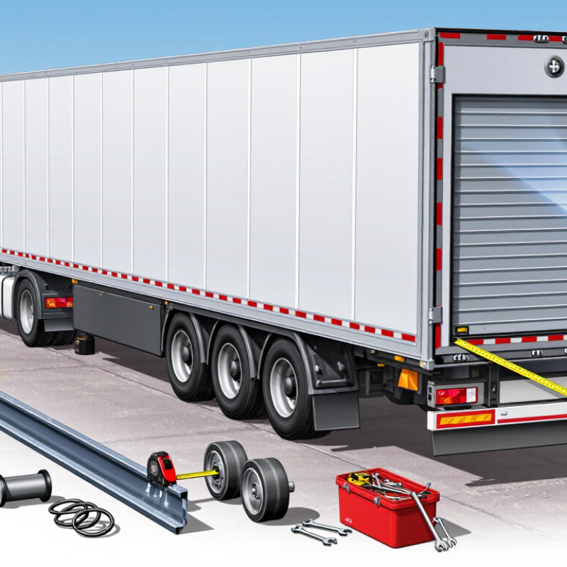 How to Fix a Semi Trailer Roll Up Door Step by Step