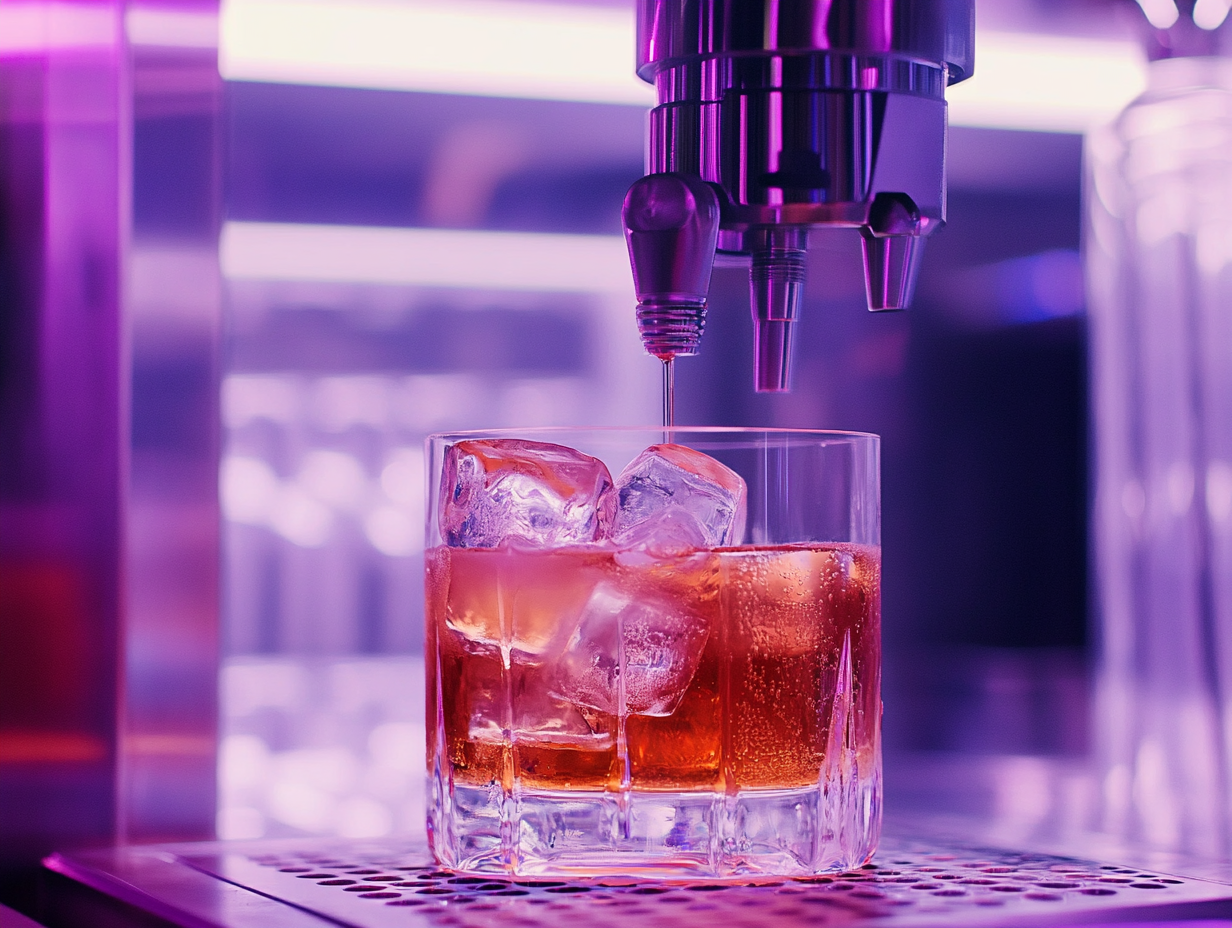 Shaking It Up: The Science Behind Robot Bartenders with Integrated Ice Makers