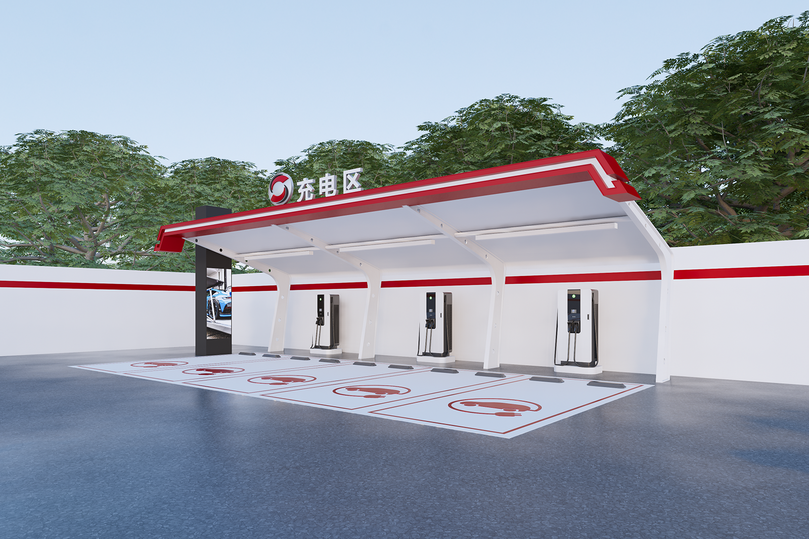 Xian YANG One-Stop Gas Station Car Wash Room Design & Customization