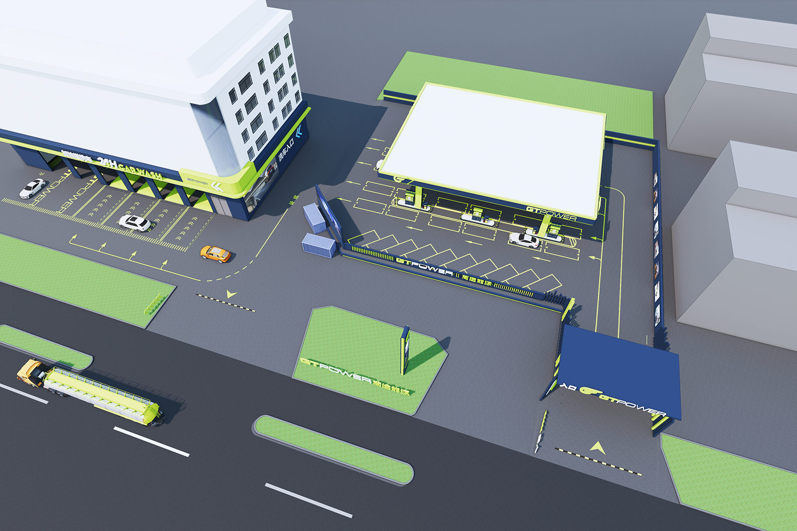 Automated Car Wash Solution - Gaotu Energy Fumin Station