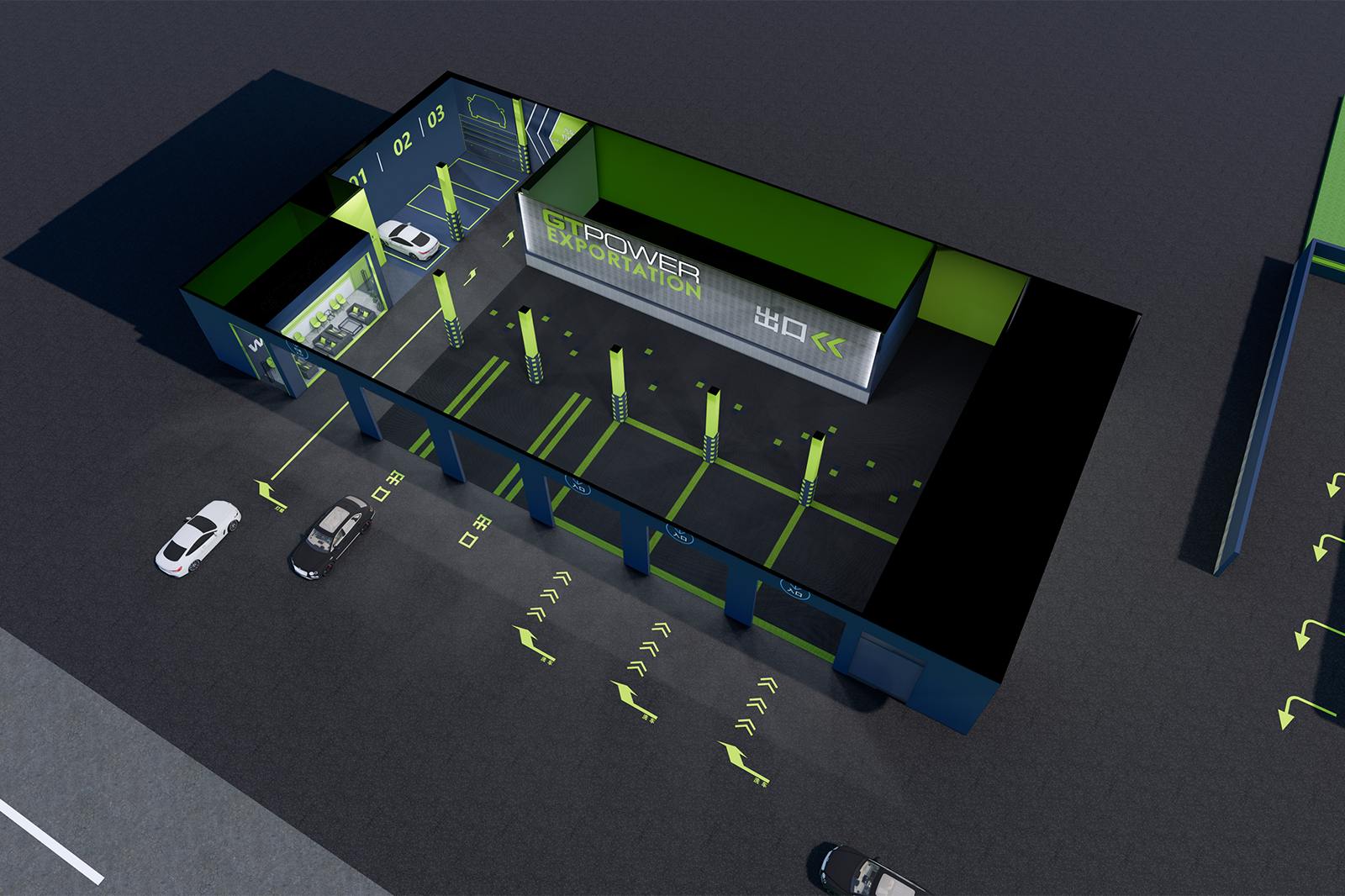 Automated Car Wash Solution - Gaotu Energy Fumin Station