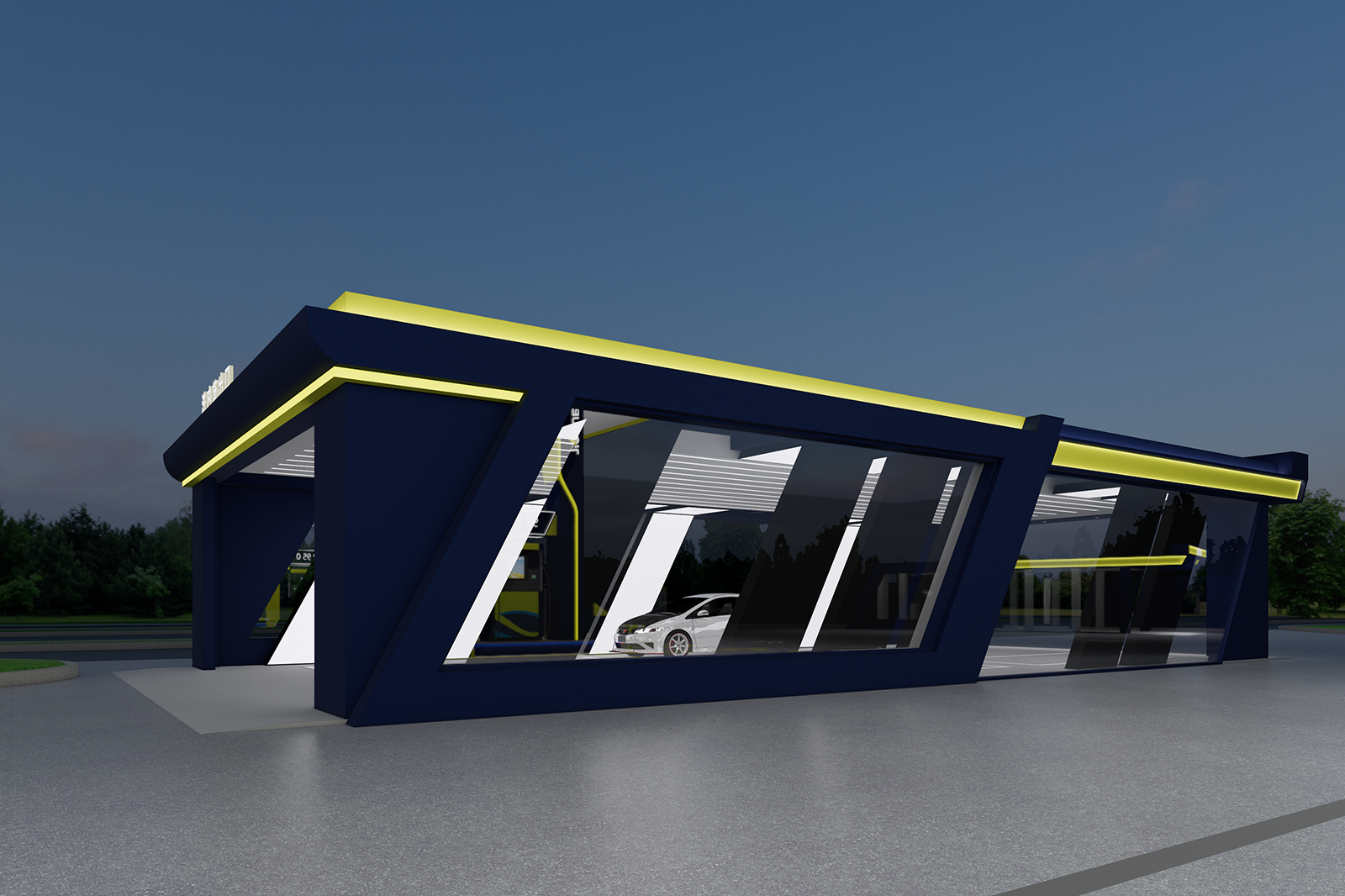 Xiangyou Petrochemical - Yantang Gas Station Premium Car Wash Facility Turnkey Solution