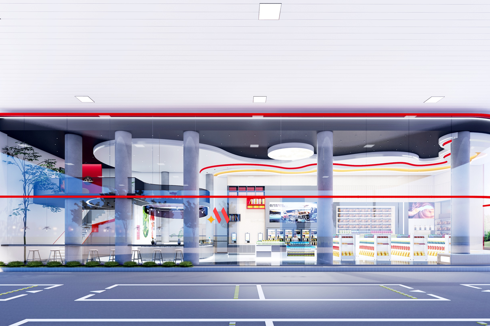 Retail Space Transformation - Danmeixia Gas Station