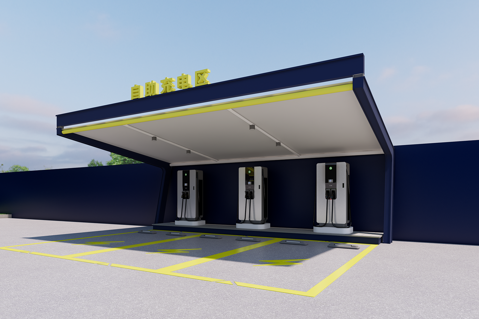 Xiangyou Petrochemical - Yantang Integrated Charging Station Comprehensive E-Mobility Hub Turnkey Solution