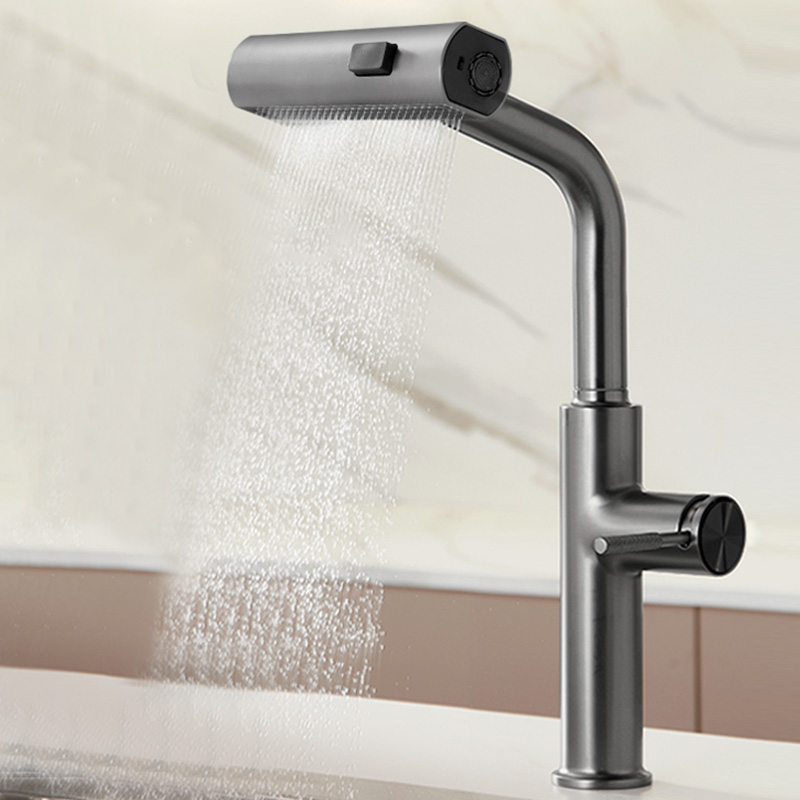 OL-Q02 Modern Pull-Down Kitchen Faucet: Flexible Control, Elegantly Enhancing Your Kitchen Experience