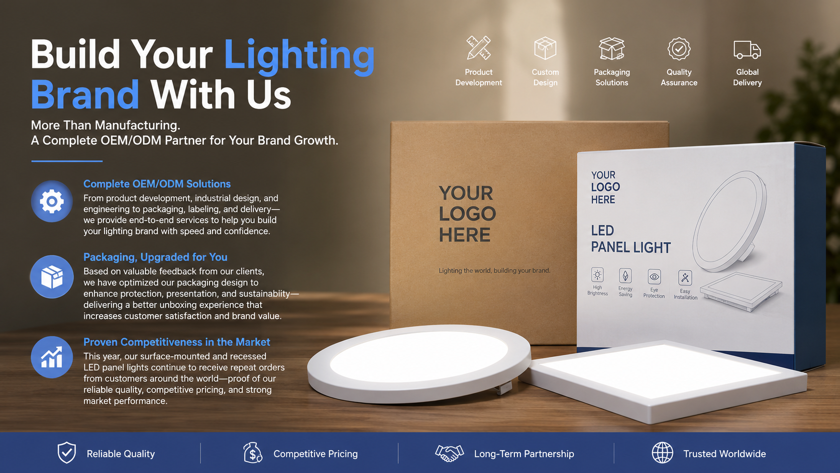 Build Your Lighting Brand With Us
