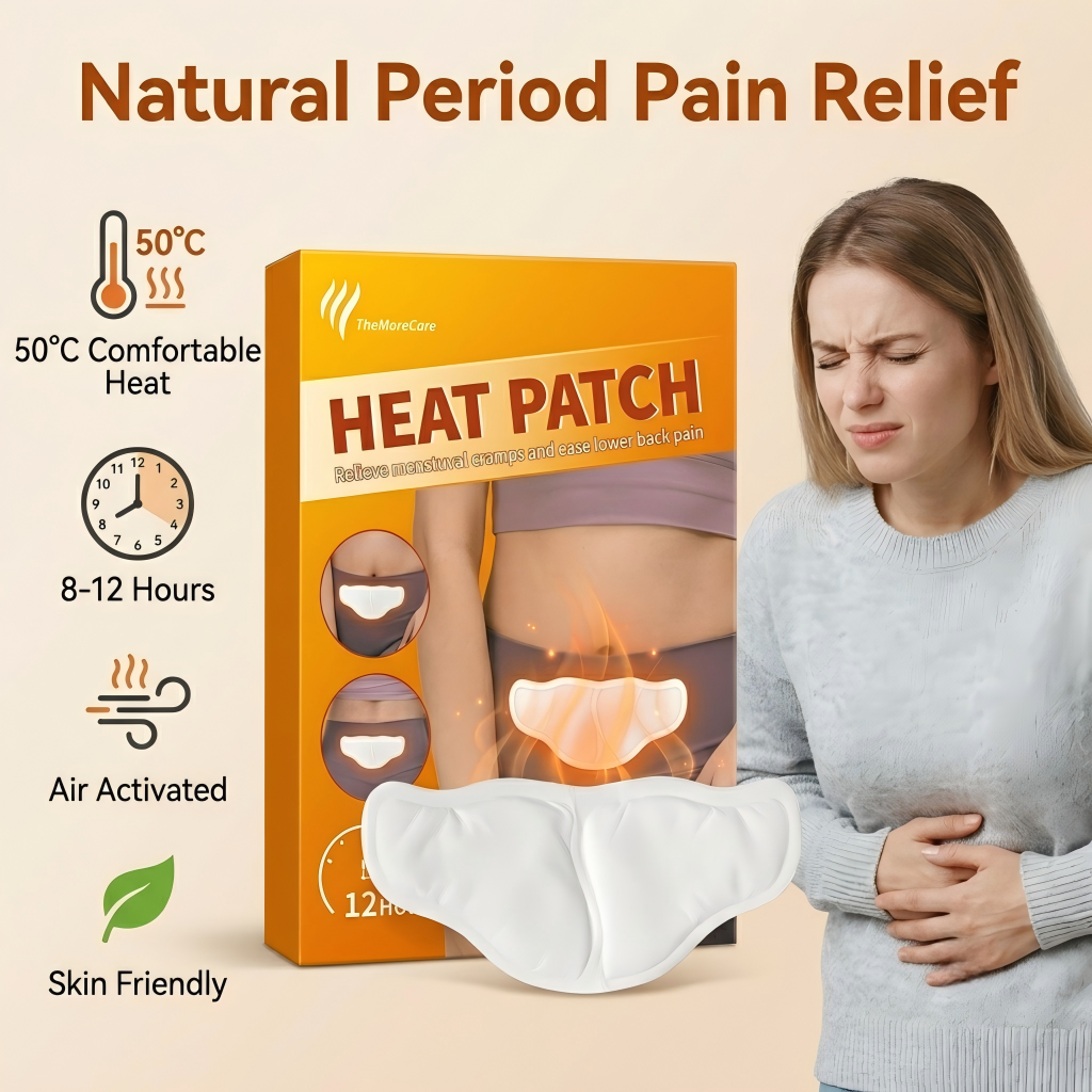 Menstrual Heat Patch Complete Feminine Care System, Upgrading Sanitary Pad & Menstrual Cup Product Lines