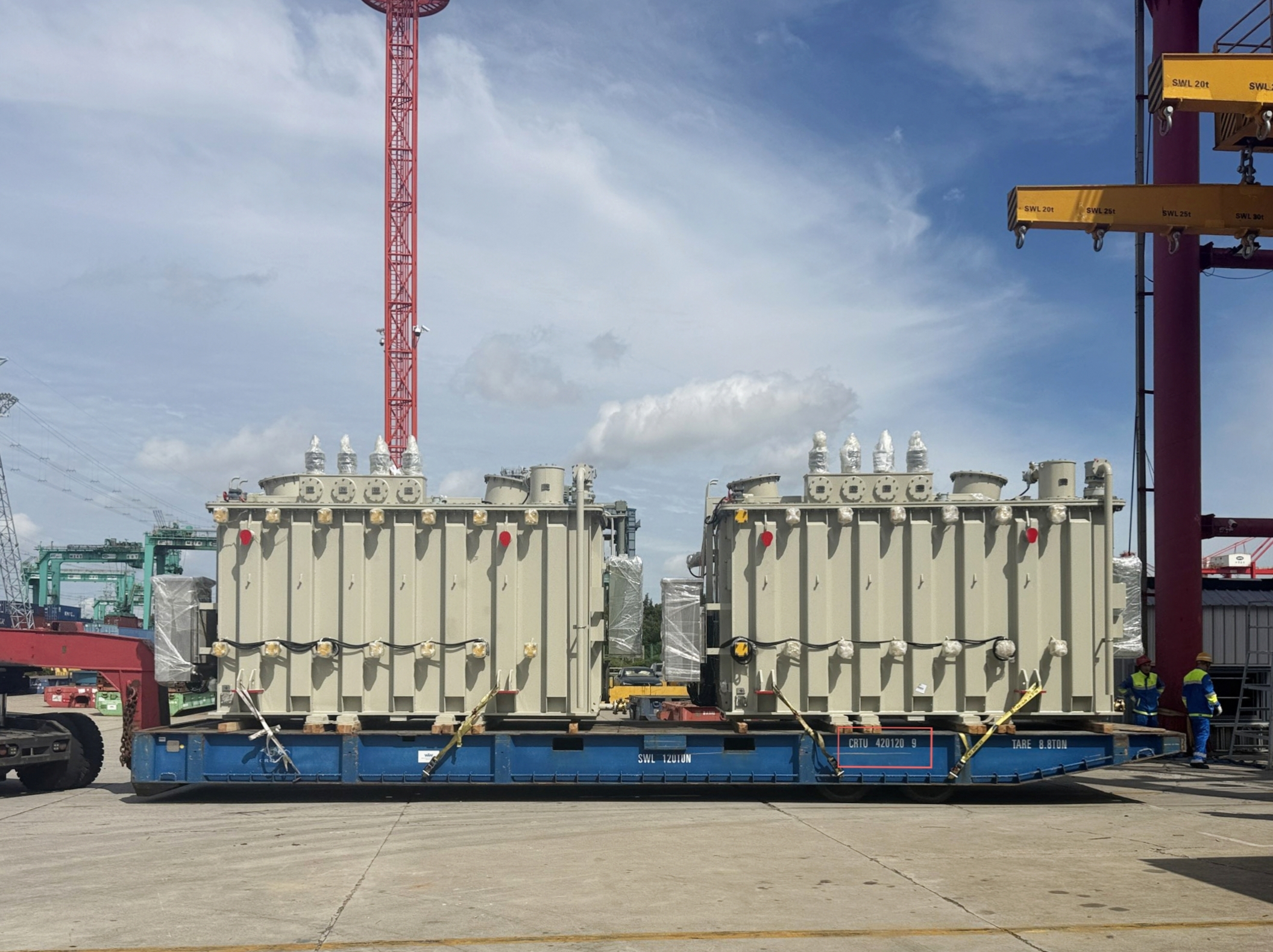 Delving Deep into East Africa's Energy Infrastructure Overseas Ningbo Tian'an Ships Four 110kV Transformers to Rwanda's NYAMATA Substation in Separate Batches