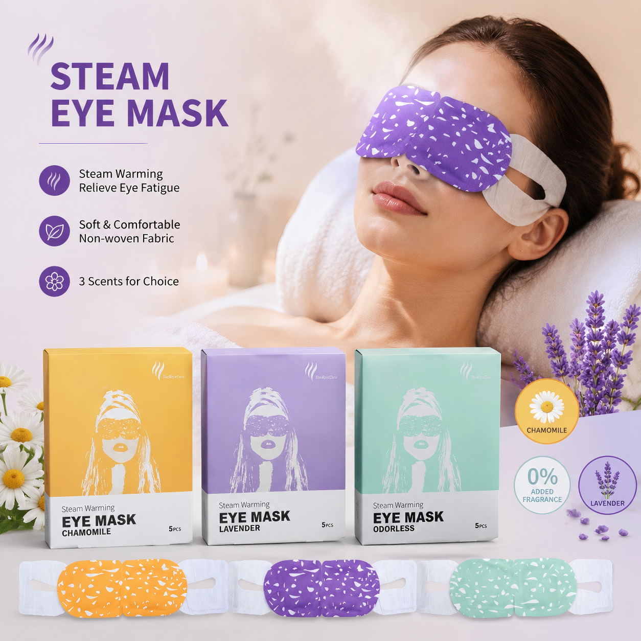 Steam Eye Mask: Improving Spa Massage Experiences from Relaxation to Immersive Wellness
