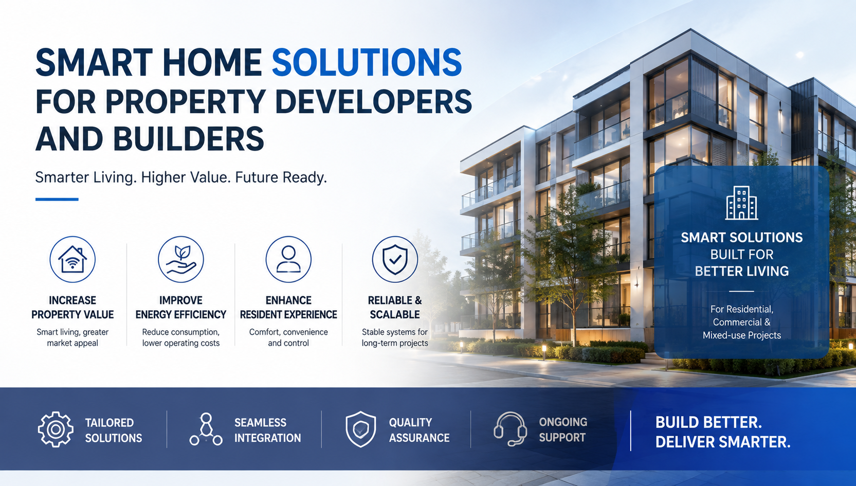Smart Home Solutions for Property Developers and Builders