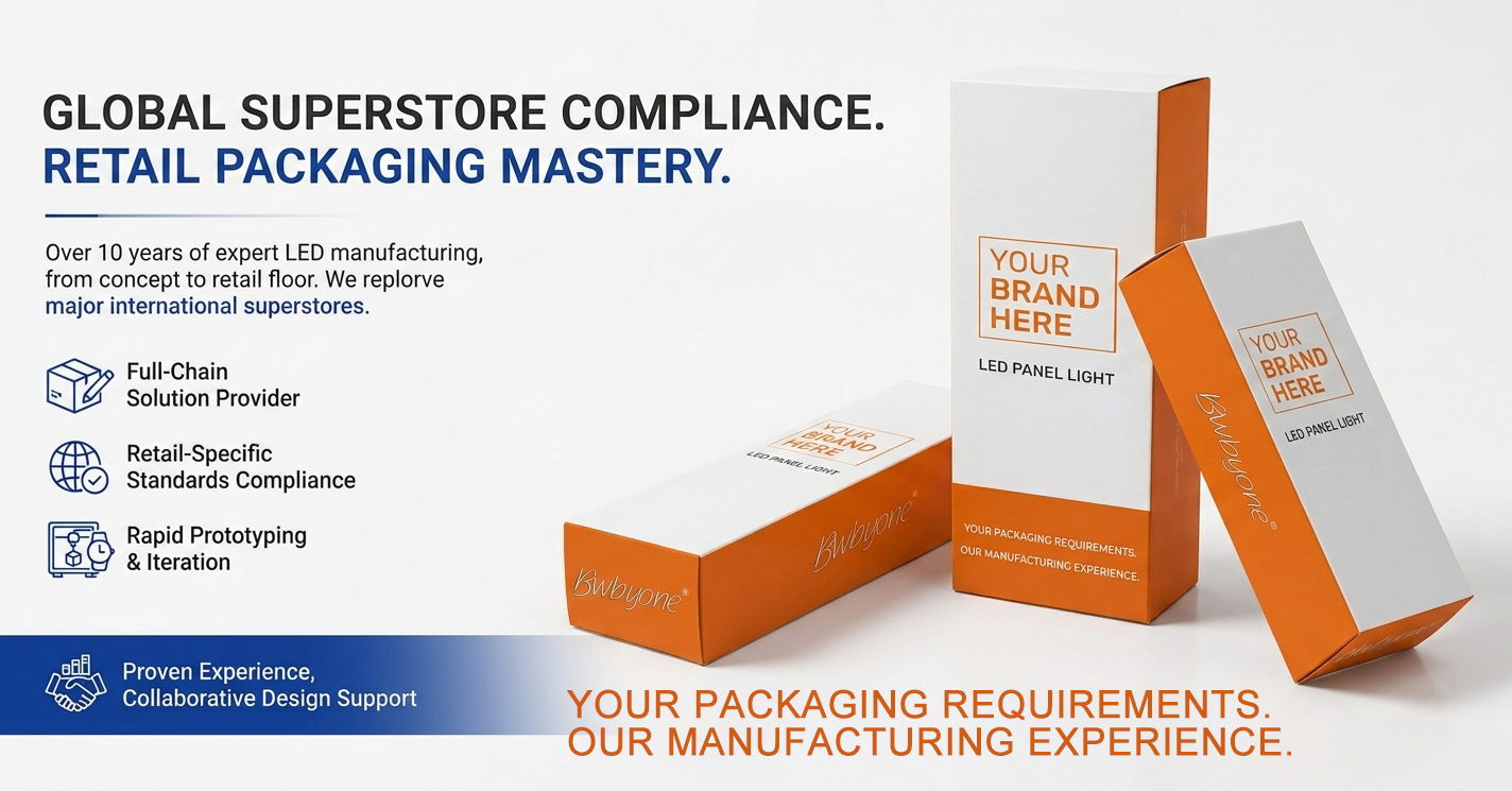 Partner with BYONE: Streamline Your LED Lighting Retail Packaging for Global Superstores