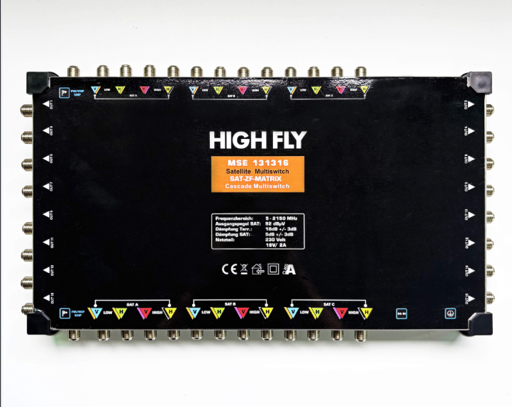High Fly étend ses solutions professionnelles de commutation multiple par satellite pour une distribution SMATV fiable