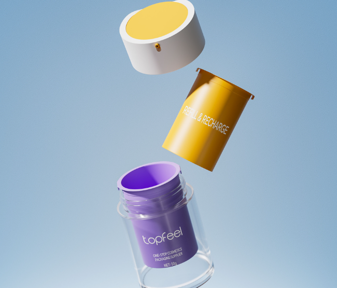 Glass Makeup Jars