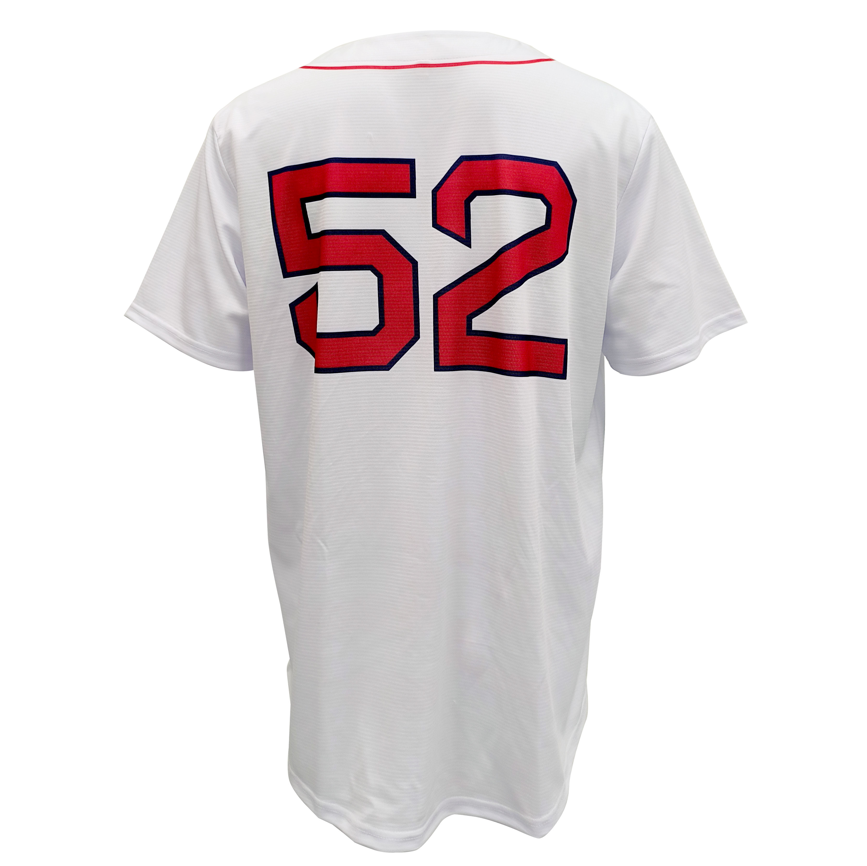 Détails du maillot de baseball