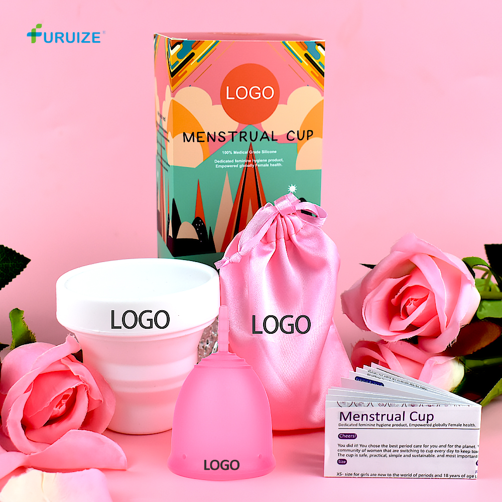OEM private label menstrual cup customization including size firmness and packaging